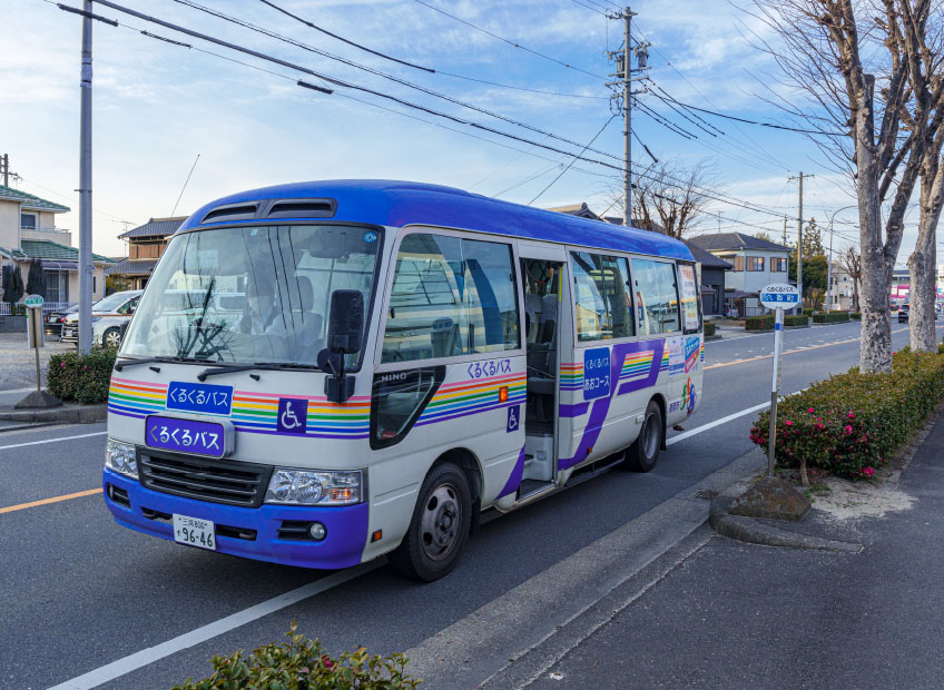 くるくるバス 「久沓町」停 あおコース（南方面）